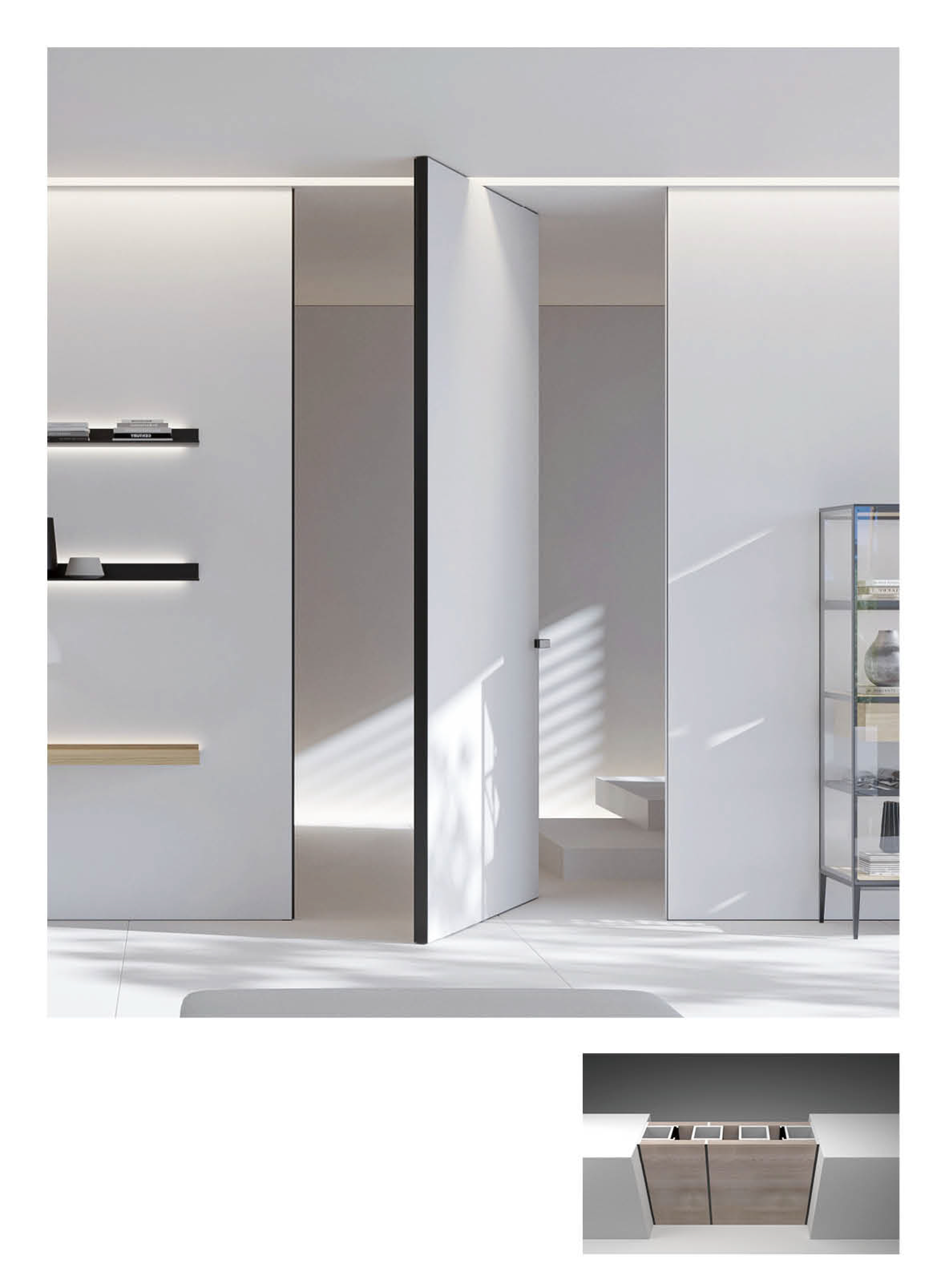 Center-Pivot / Offset-Pivot Aluminum-Wood Door
