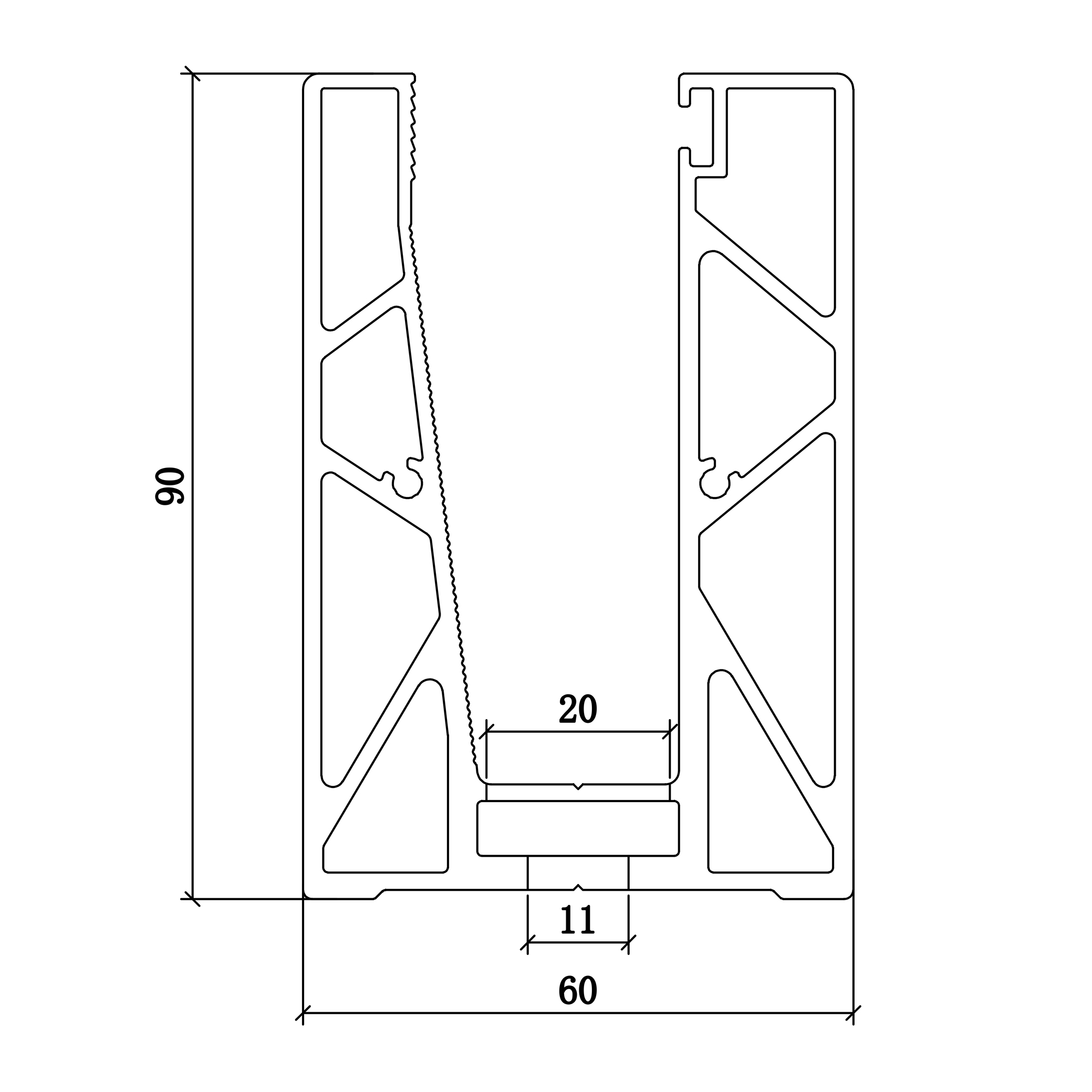 KZ-500 U-Channel Glass Railing System | Sleek Design for 10-16mm Glass, Complete Installation Solution