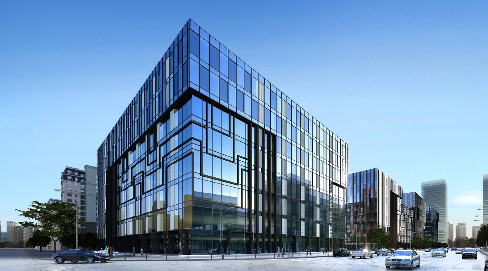  Aluminium Curtain Wall 