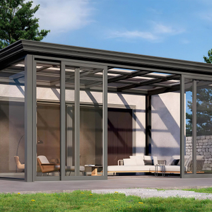 Glass Aluminium sunroom outdoors Kit Glass Houses