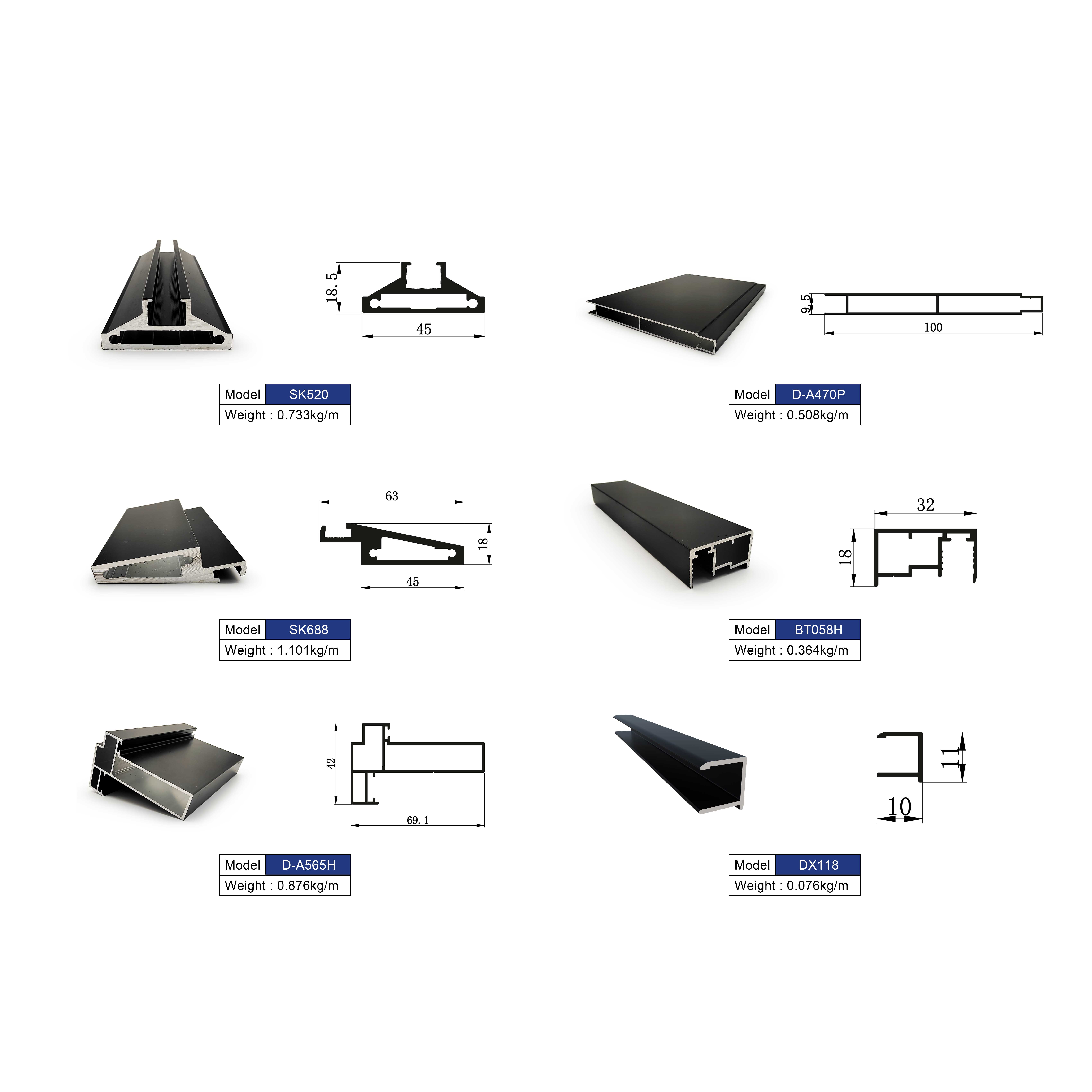 KS Series Commercial Glass Swing Door System | Aluminum alloy Frame, Complete Hardware Kit