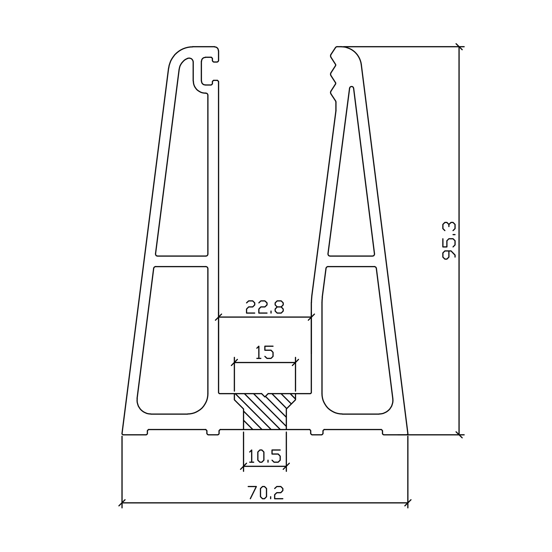 KZ-100 U-Channel Base: The Flexible Core for Your Custom Glass Balustrade System