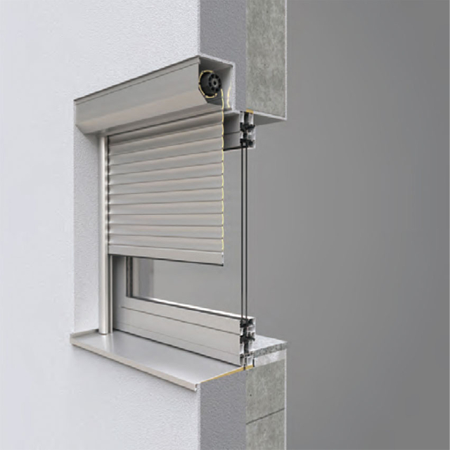 Flexible Aluminum Waterproof Security Front-Mounting Roller Shutters