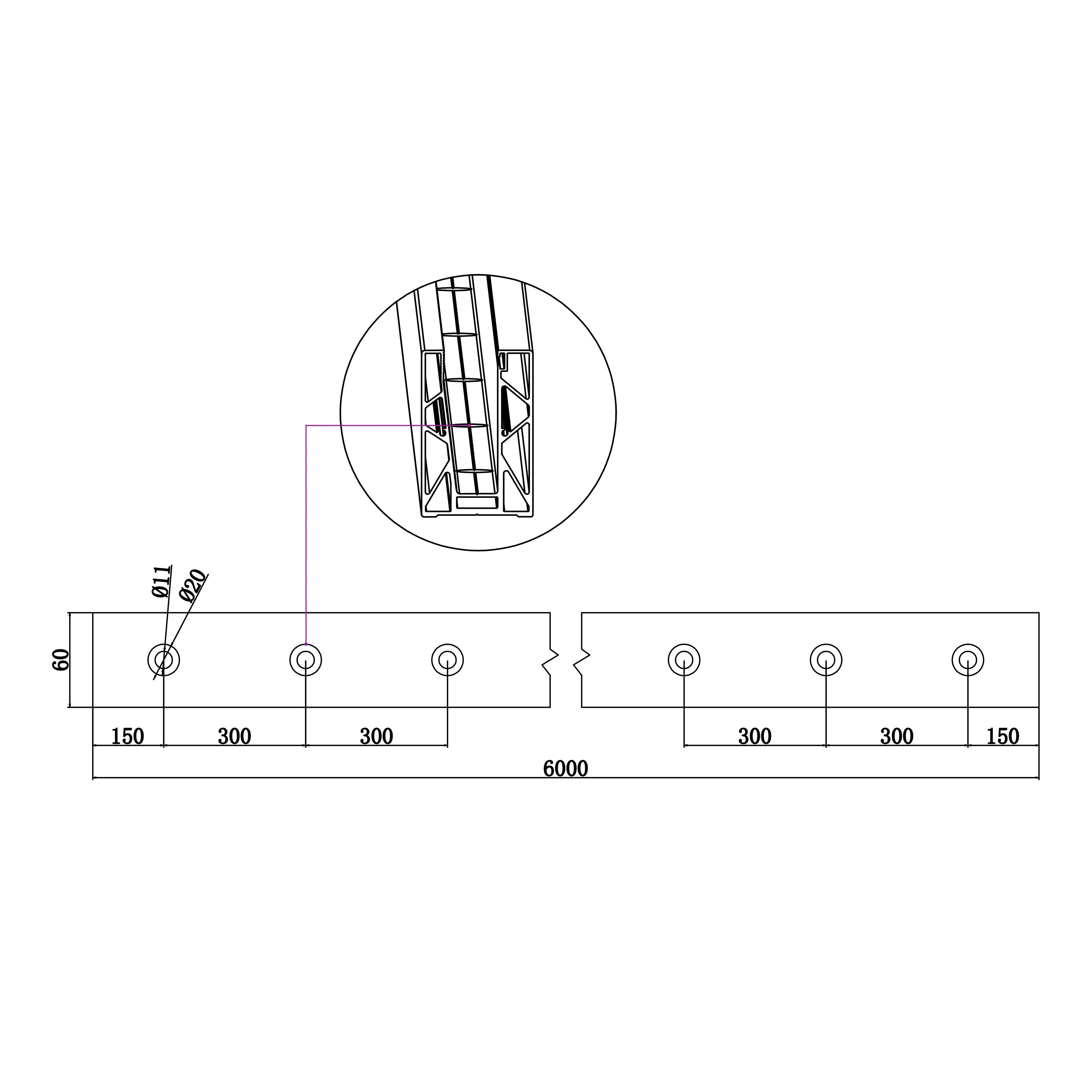KZ-500 U-Channel Glass Railing System | Sleek Design for 10-16mm Glass, Complete Installation Solution