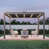Waterproof Bioclimatic Aluminum Gazebo Garden Pavilion Outdoor Pergolas