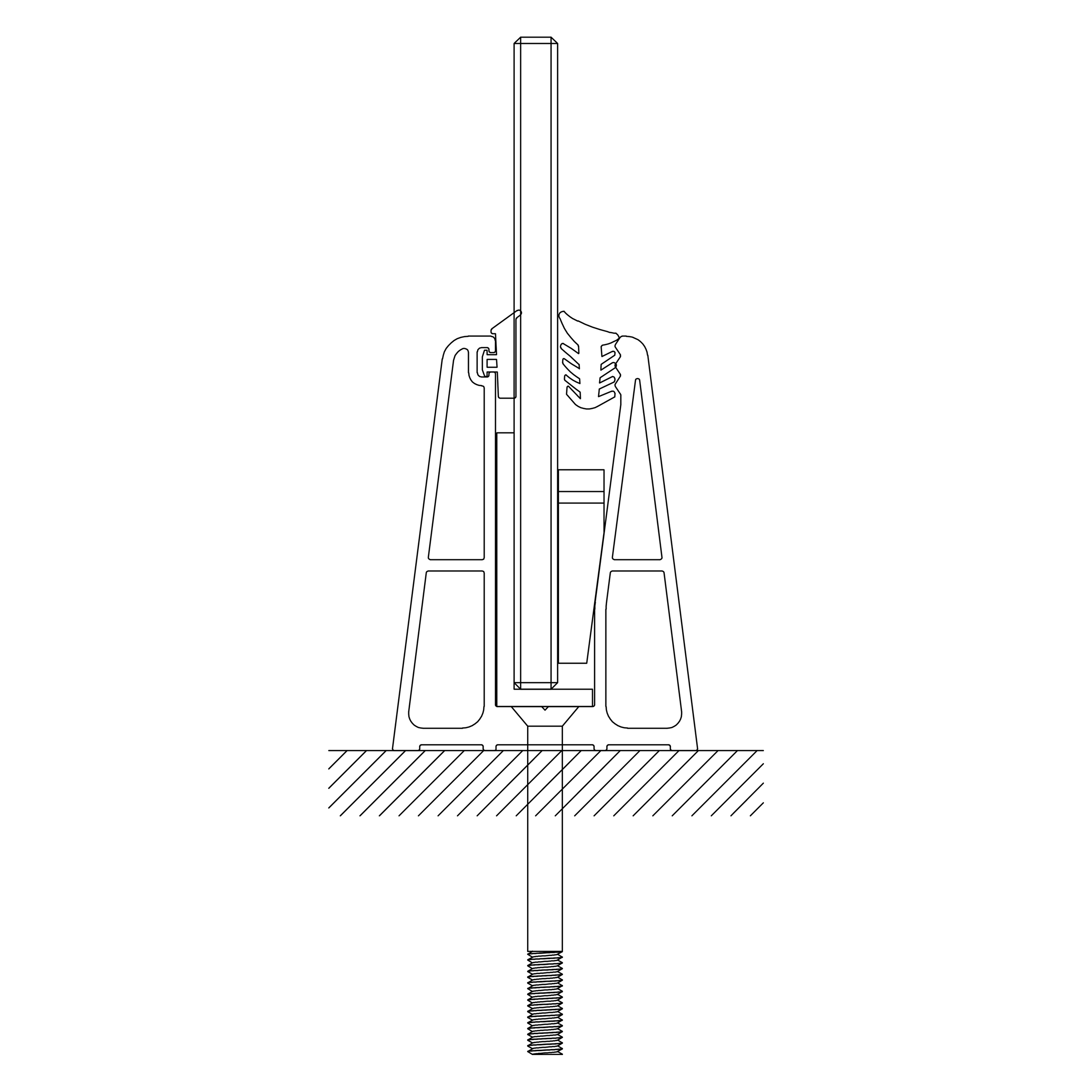 KZ-100 U-Channel Base: The Flexible Core for Your Custom Glass Balustrade System