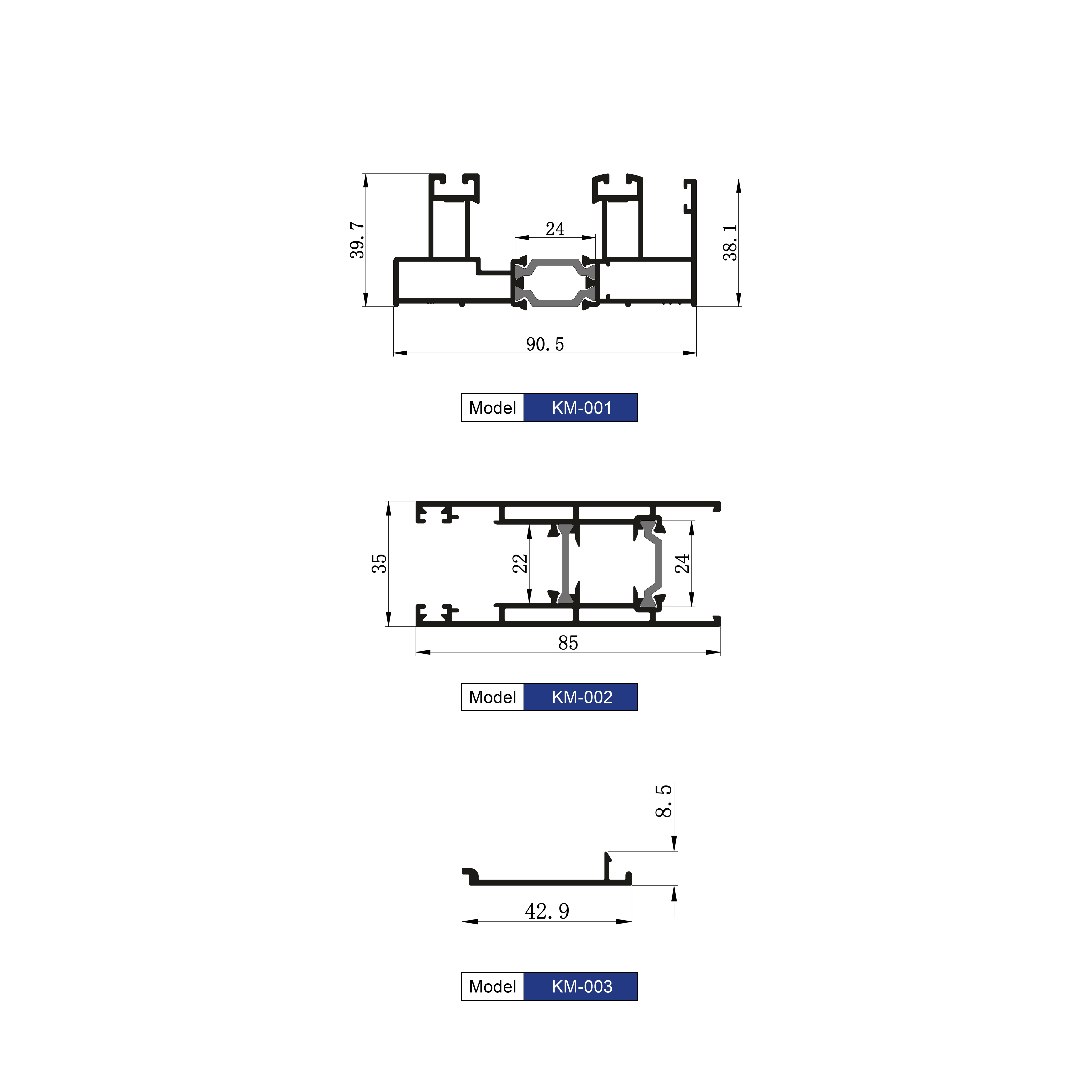 KM Series: Slim & Efficient Aluminum Sliding Doors for Modern Living