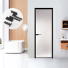 Modern Indoor Aluminium Extremely Narrow Frame Glass Swing Doors