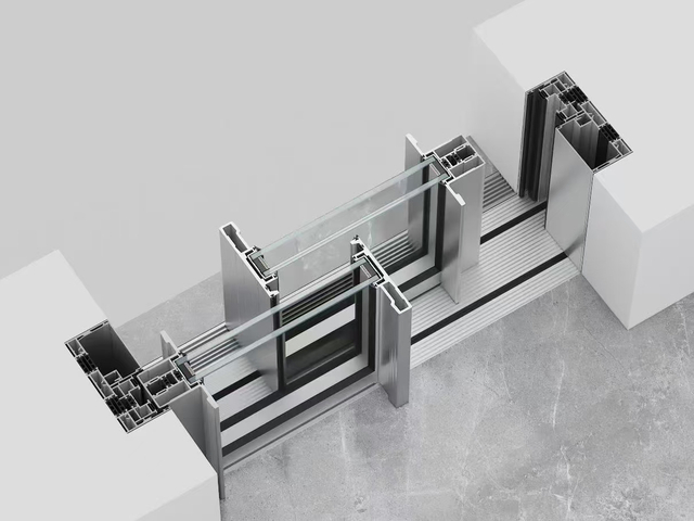 150 High-Performance Panoramic Door – 1800kg Capacity, Ultra-Narrow Frame for Luxury Villas & Hotels