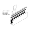 KZ-500 U-Channel Glass Railing System | Sleek Design for 10-16mm Glass, Complete Installation Solution