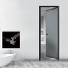 Modern Indoor Aluminium Extremely Narrow Frame Glass Swing Doors