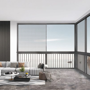 Aluminium Narrow Frame 6-Track Suspension Sliding Window