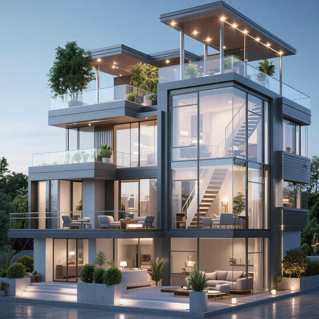 Curtain Wall System Installation and Facade Structure